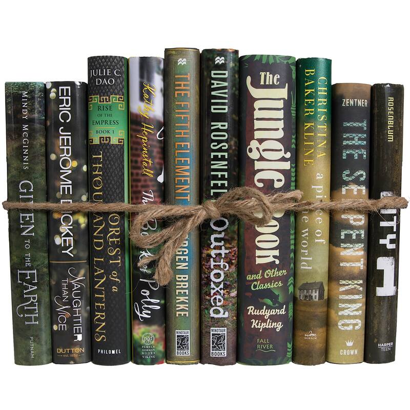 Books Green Decorative Accessories: Woodlands Dust Jacket ColorPak