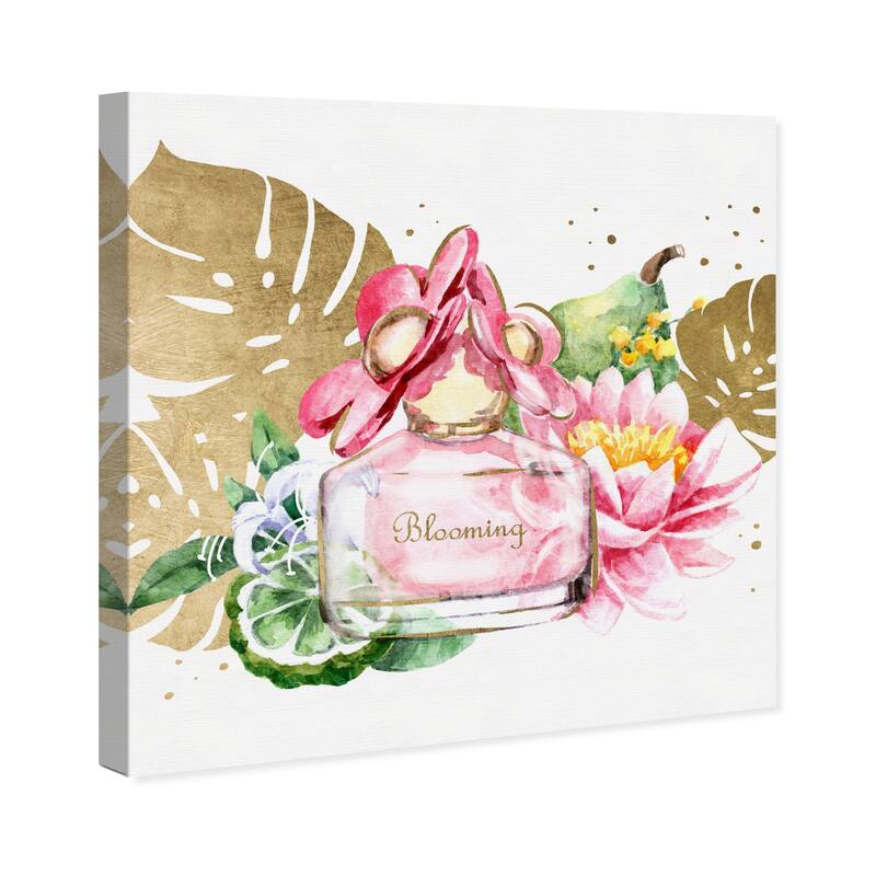Wynwood Studio Canvas Fashion and Glam Blooming Spring Fruits Pink and Glam Wall Art Canvas Print