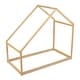 preview thumbnail 9 of 48, Twin/Full Size Montessori Bed Frame, Wood Floor Bed with Roof for Kids