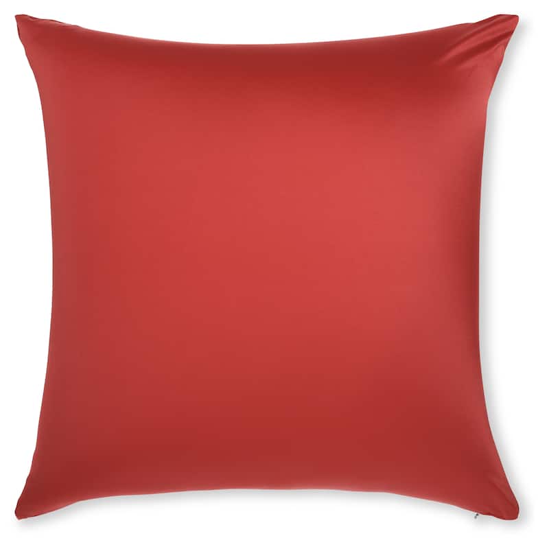 Throw Pillow Cozy Soft Microbead Maroon: 1 Pc - | 22 x 22 |