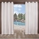 preview thumbnail 34 of 33, ATI Home Delano Indoor/Outdoor Grommet Top Curtain Panel Pair