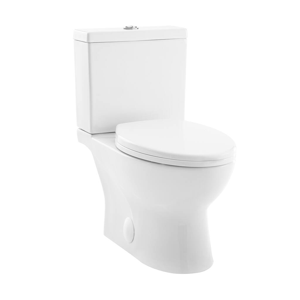 Bleu Two-Piece Elongated Toilet Dual-Flush 1.1/1.6 Gpf - 31" x 19" 32"