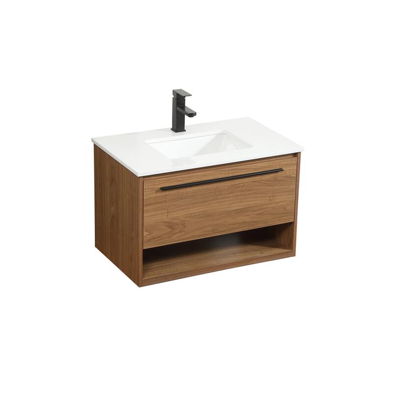 Brush 24 - 30 Inch Single Bathroom Vanity