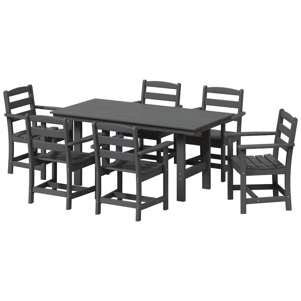 Shoreside 7-Piece Arm Chair Dining Set