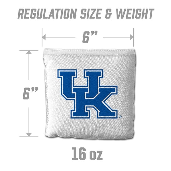 Kentucky Wildcats NCAA Dual Sided Pro Stop & Slide Cornhole Bags