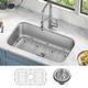 preview thumbnail 24 of 36, KRAUS Premier Undermount Single Bowl Stainless Steel Kitchen Sink 32 3/8" L x 18 1/2" W (sink KBU44)