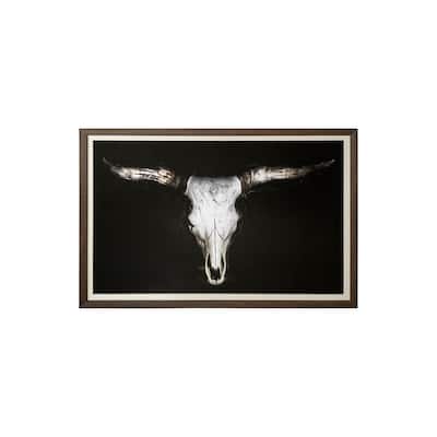 Cow Skull Framed Art Print