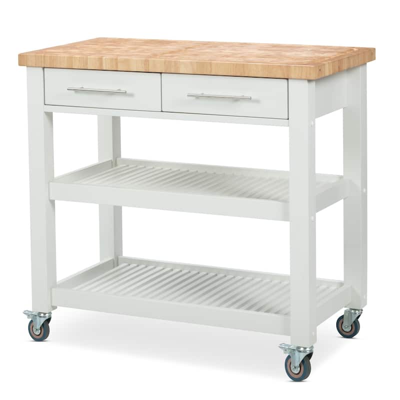 Chris & Chris Pro Chef Work Station Natural All Wood