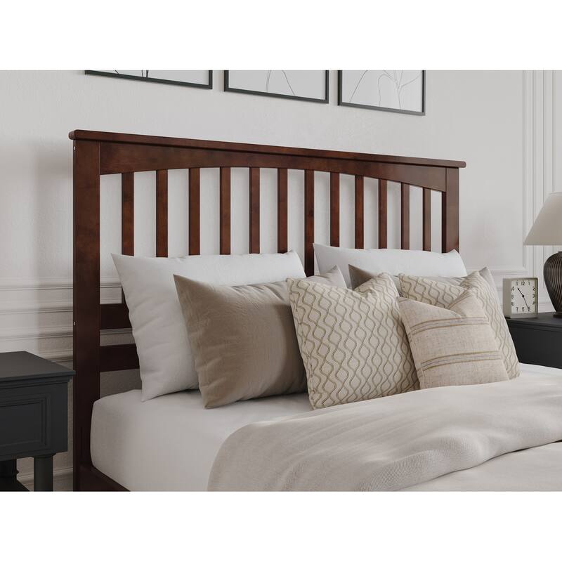Becket Solid Wood Low Profile Platform Bed with Matching Footboard