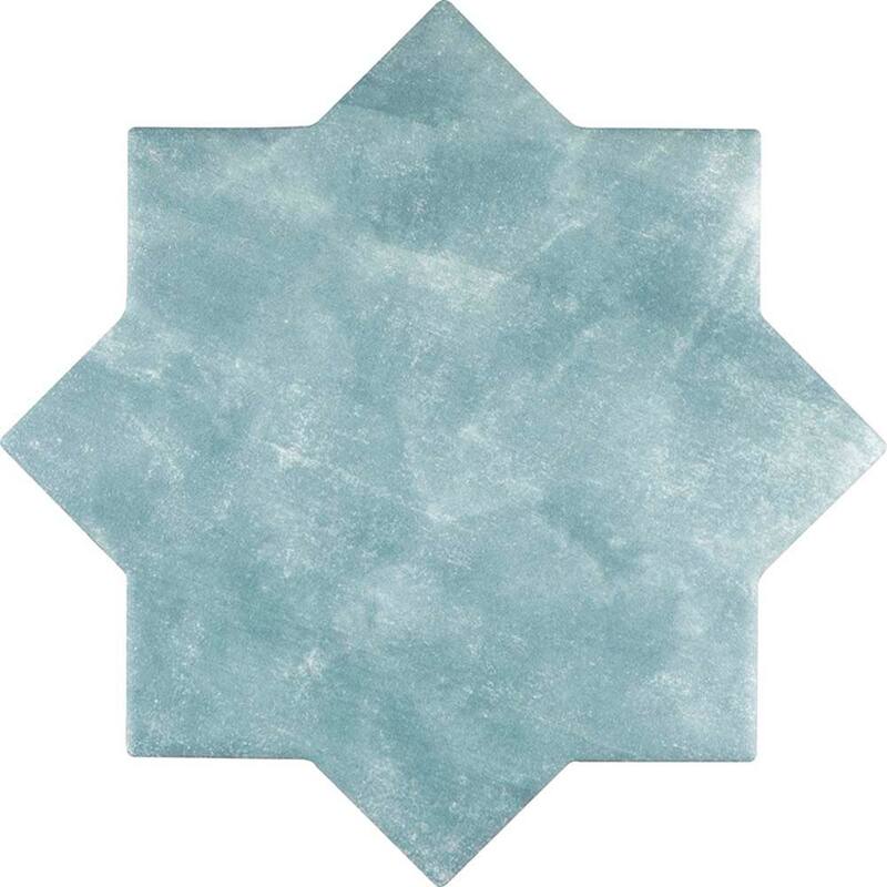 Siena 5" Star with Cross Matte Ceramic Wall and Floor Tile (10.76 sq ft/case) - 54 Pack