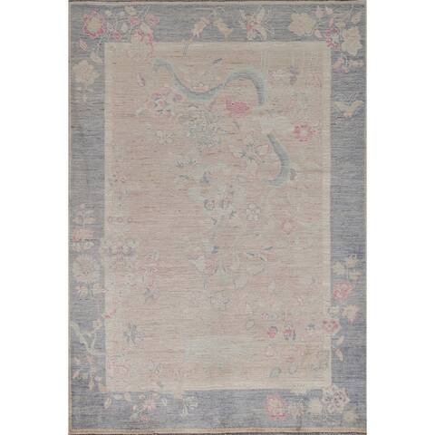 Vegetable Dye Art Deco Oriental Home Decor Area Rug Wool Hand-knotted - 5'0" x 7'0"