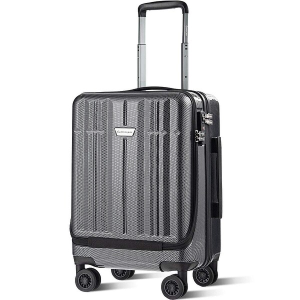 cabin luggage with front pocket