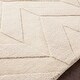 preview thumbnail 28 of 46, Hand-Woven Ann Tone-on-Tone Zig-Zag Wool Area Rug - 2' 3" x 14'