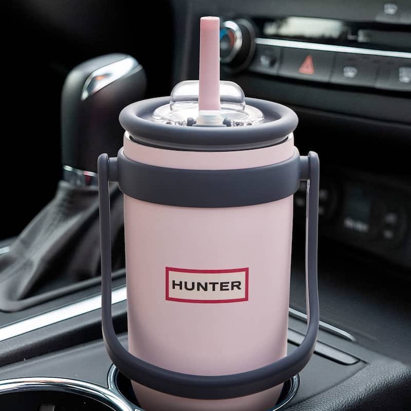 Hunter SwiftSip Hydration Stainless Steel Tumbler with Screw-Top Lid and Flip Carry Handle