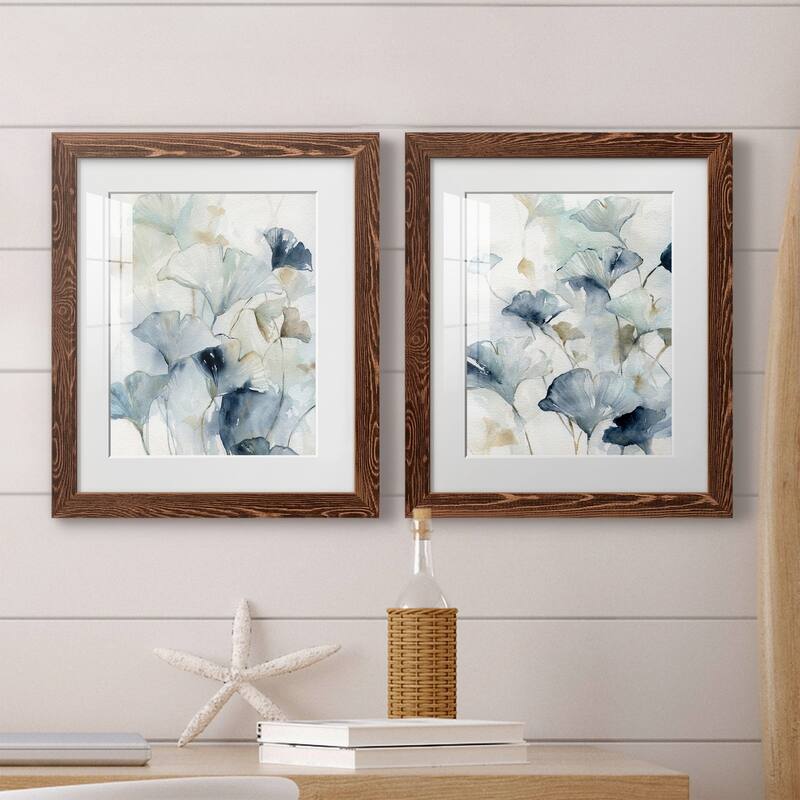 Indigo Ginkgo I-Premium Framed Print - Ready to Hang