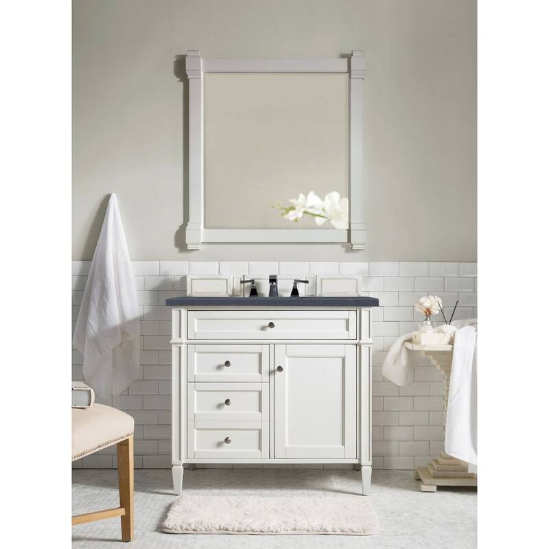 James Martin Vanities 655-V36-3CSP Brittany 36" Single Basin Poplar