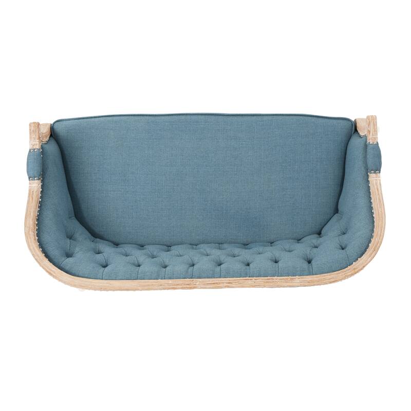 Faye Tufted Upholstered Loveseat by Christopher Knight Home