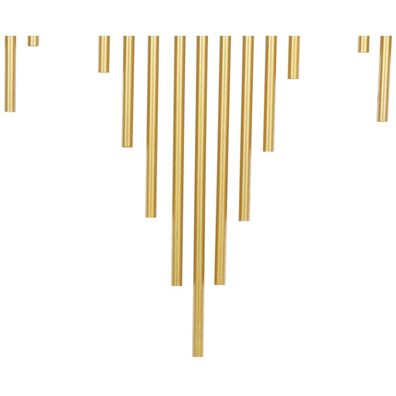 CosmoLiving by Cosmopolitan Gold Metal Room Wall Mirror