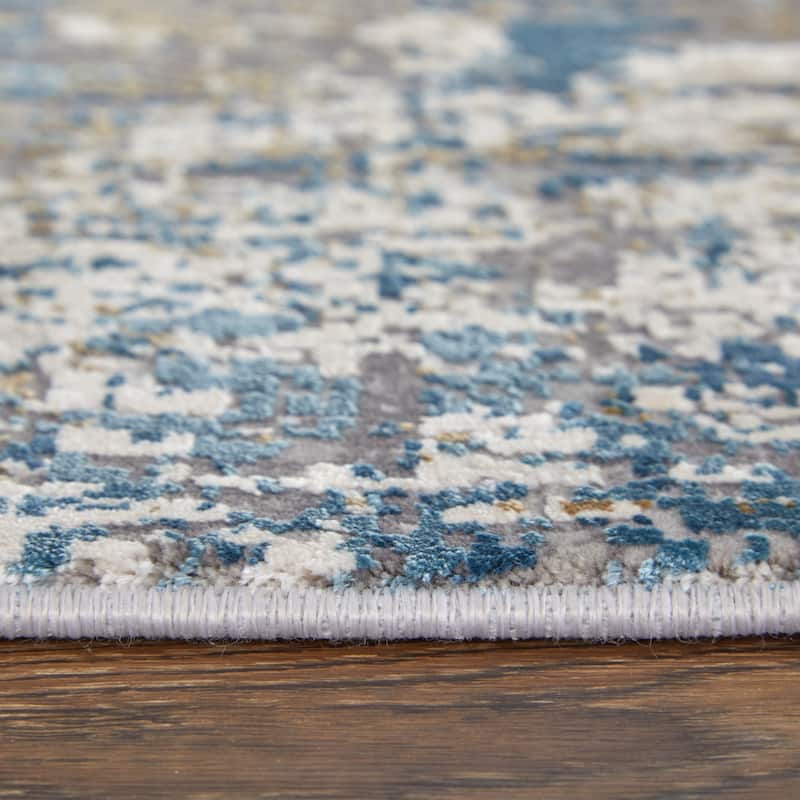 Grand Bazaar Lindstra Machine Made Abstract Modern Area Rug