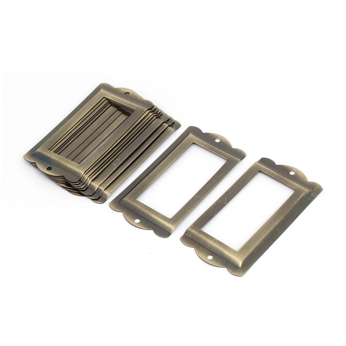 Shop Office Library File Cabinet Card Tag Label Holders Frames