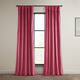 Exclusive Fabrics Heritage Plush Velvet Curtain (1 Panel) - Dark Pink - 50 X 84