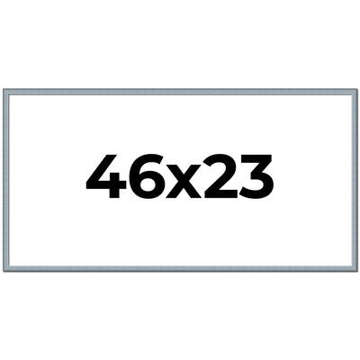 46x23 Frame Rustic Sky Blue Solid Wood Picture Frame | 0.75 Inch