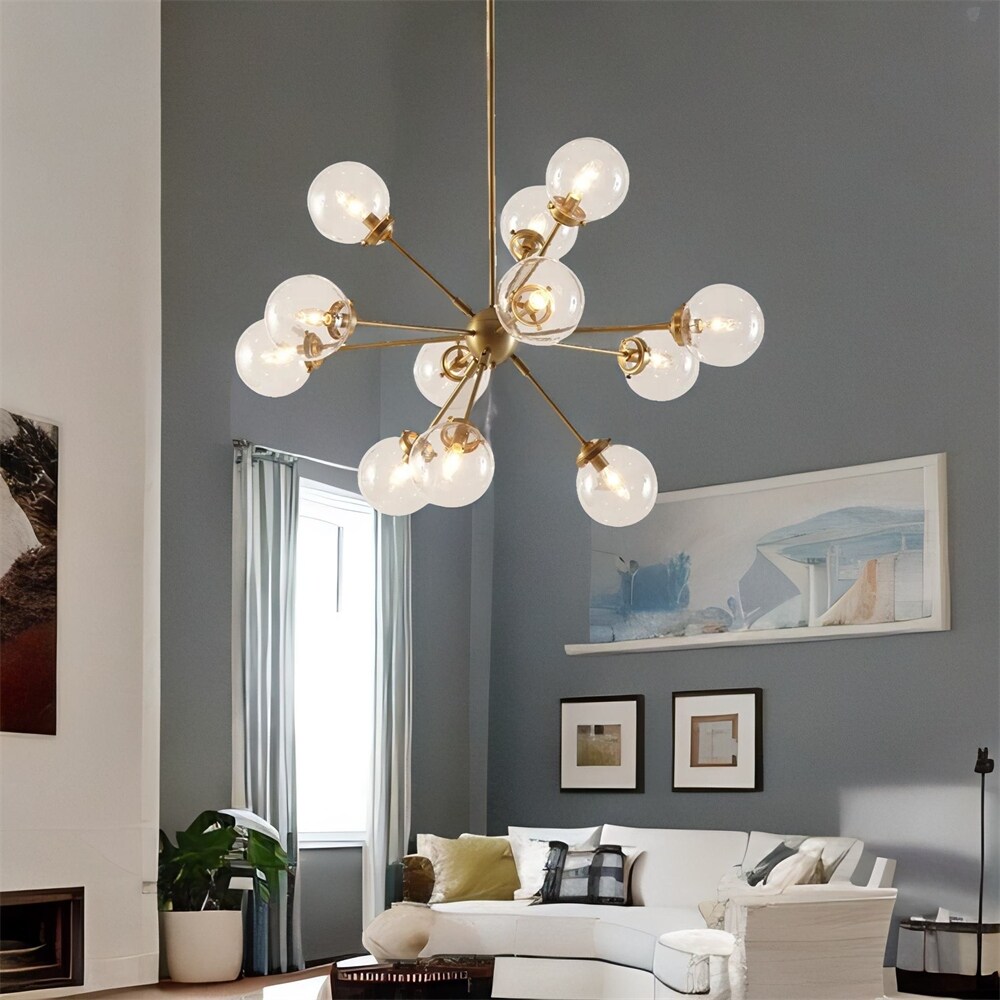 Oversized globe hot sale chandelier