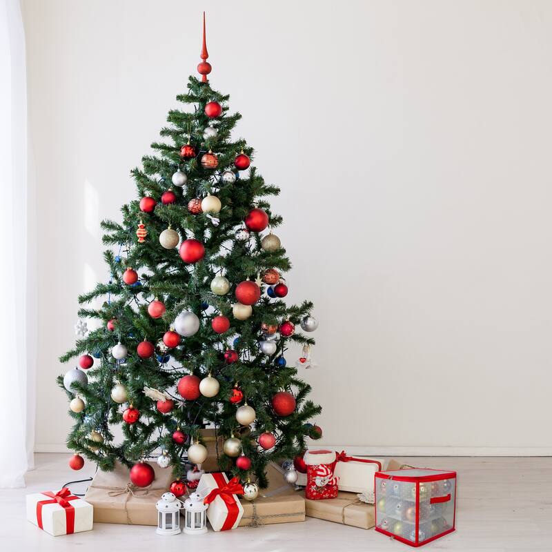 Transparent Zip Up Christmas Storage Box- Ornaments