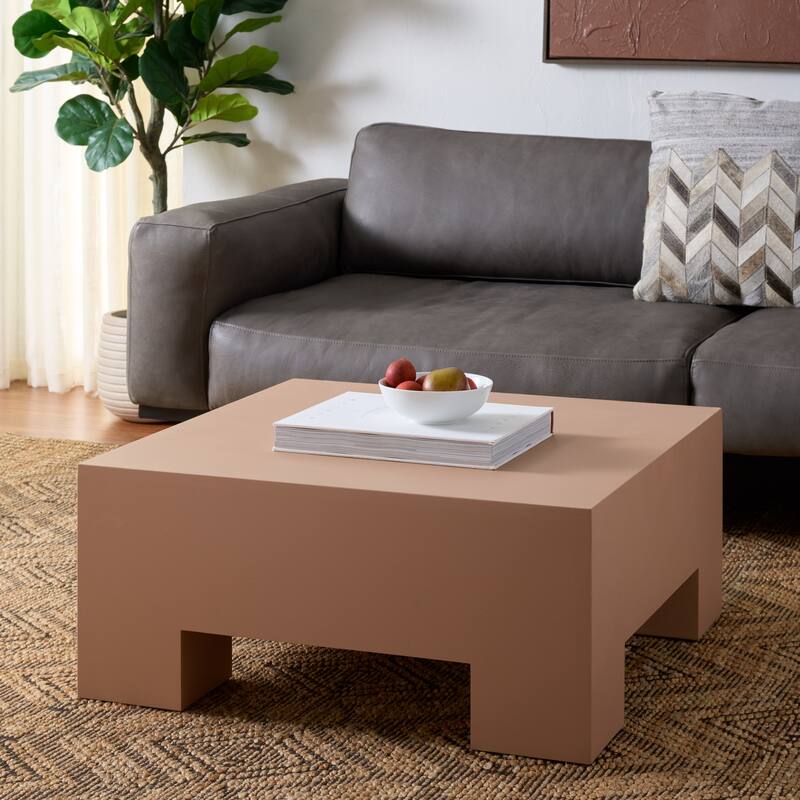 SAFAVIEH Home Aillard Coffee Table - 32"W x 32"D x 14"H
