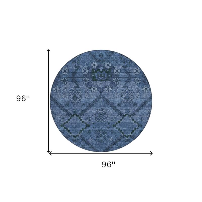 HomeRoots Floral Transitional Rectangle Outdoor Rug