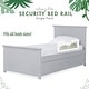 preview thumbnail 6 of 26, Dream On Me Lightweight Mesh Security Adjustable Bed Rail for Toddler