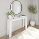 preview thumbnail 36 of 43, Modern 46-inch Solid Wood Entryway Console Table - 46" White