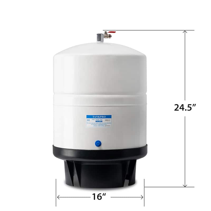 iSpring Metal/Rubber Reverse Osmosis Pressurized Water Storage Tank