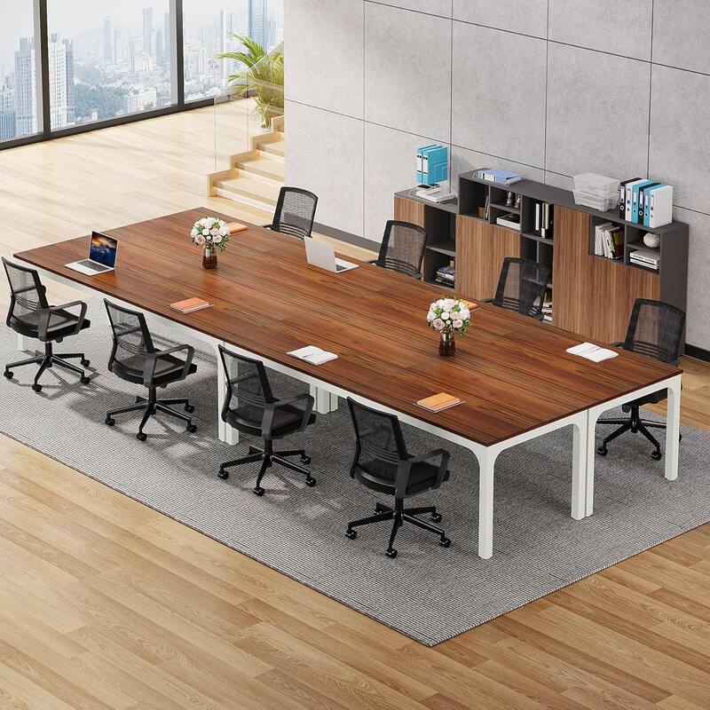 78.74" Large Rectangle Conference Table/Desk, Modern Seminar Meeting Table, Business Tables for Boardroom & Office