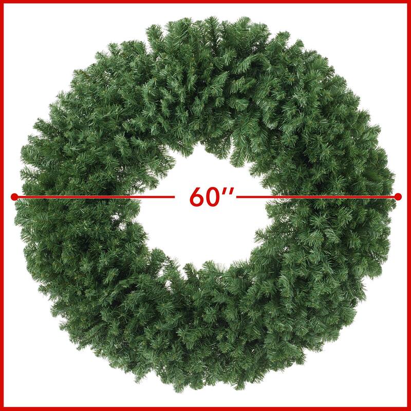 Green Fir Artificial Holiday Christmas Wreath Holiday Décor