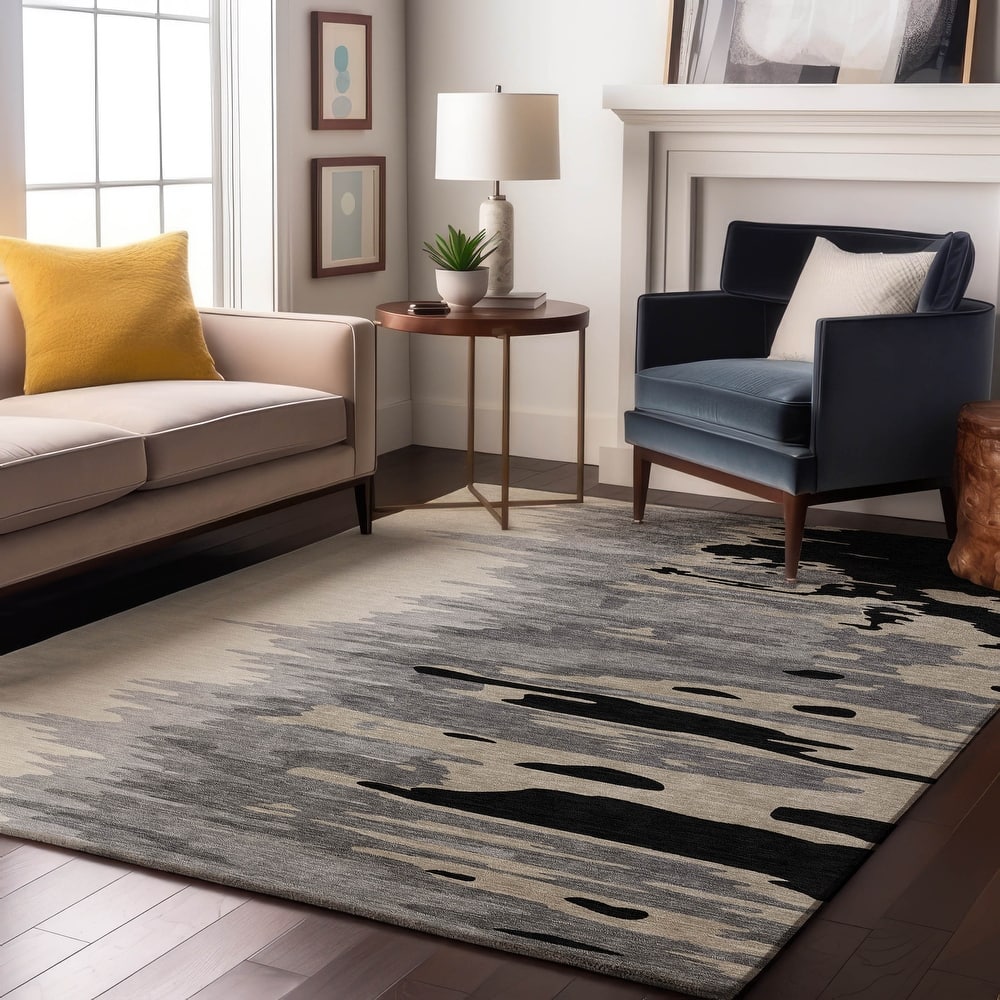 Premium Washable Super Soft Modern Ombre Mayfield Rug