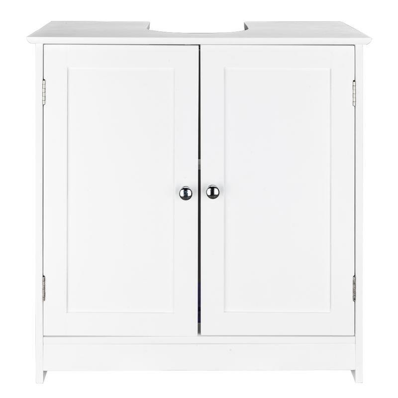 23" Bathroom Wood Vanity Storage Wall Mounted 2 Door Floor Cabinet