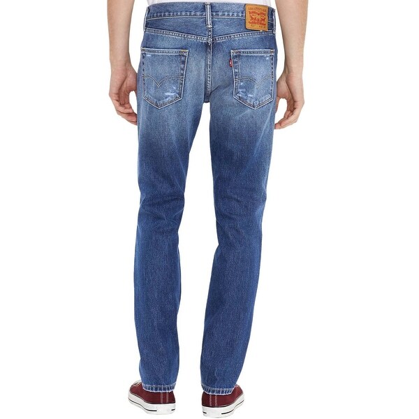 levi's 511 distressed jeans