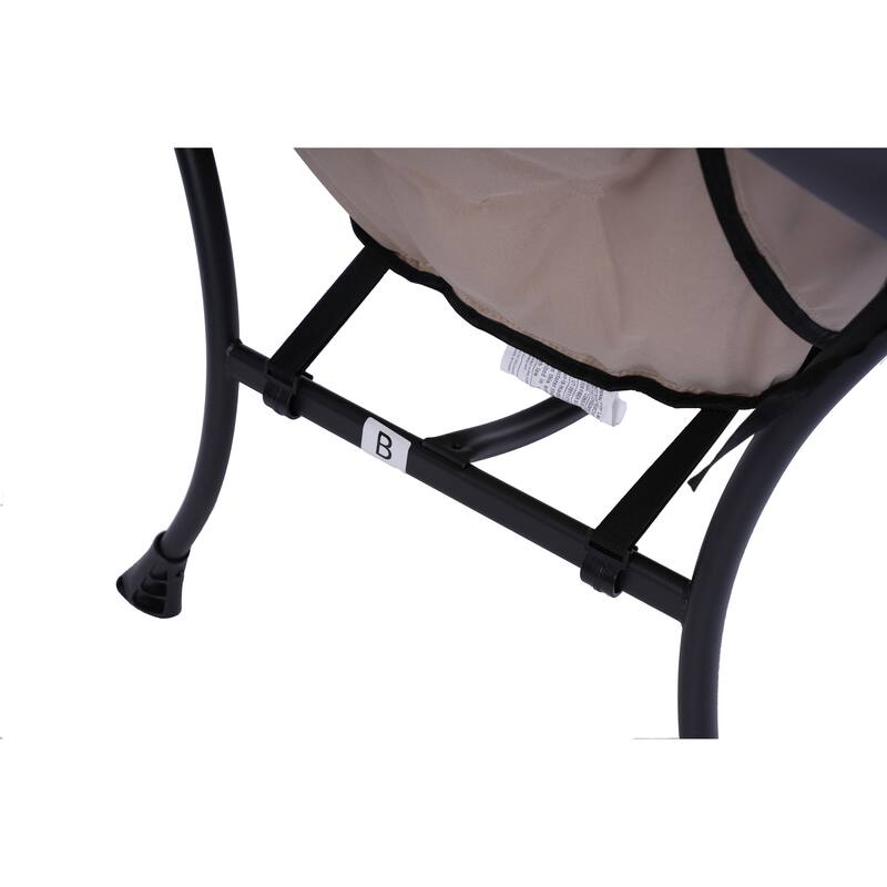 Lazy Sofa Chair with Soft Cushion and Side Pocket for Relaxation