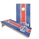 preview thumbnail 1 of 4, WSOC Stripes Blue and Red Regulation 2x4 Cornhole Board Set All-Weather - Include Carrying Case