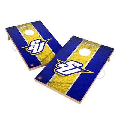 Vintage Spalding Golden Eagles Regulation 2x4 Cornhole Set