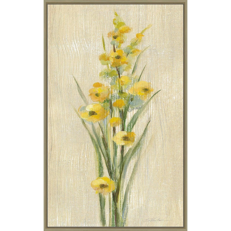 "Farm Flower III" Print on Floating Canvas