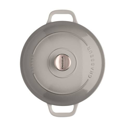 Chasseur French Enameled Cast Iron Round Dutch Oven, 2.6-quart