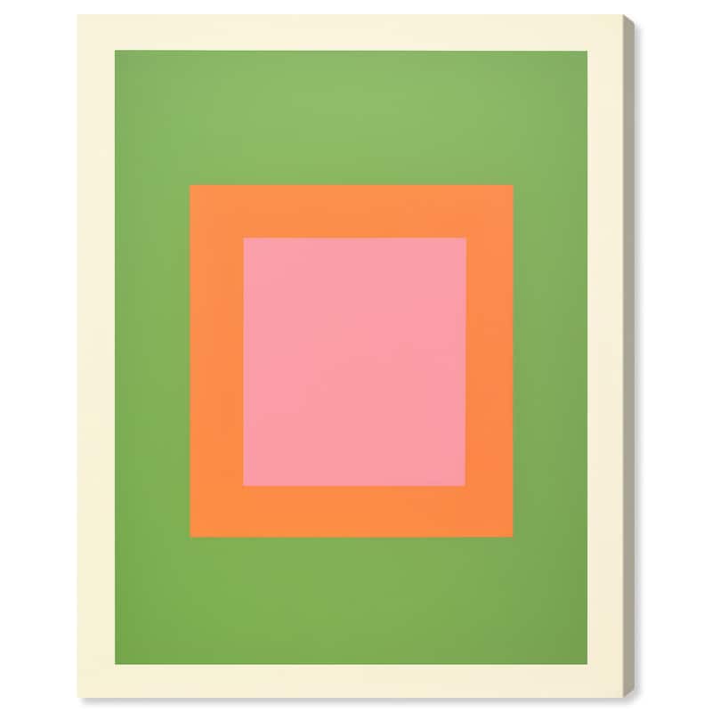 Wynwood Studio Canvas Abstract Courtyard Green and Modern & Contemporary Wall Art Canvas Print