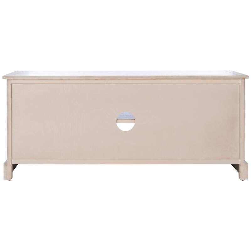 SAFAVIEH Britni 47-inch Storage Media TV Stand - 47.3" W x 15.8" L x 20" H - 47Wx16Dx20H - Sand
