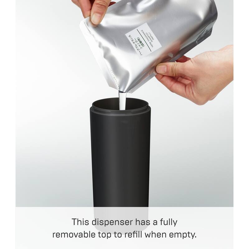 Yamazaki Home Round Shower Dispenser - Three Styles, ABS Plastic, Conditioner, 16.9 fluid oz., 500 ml