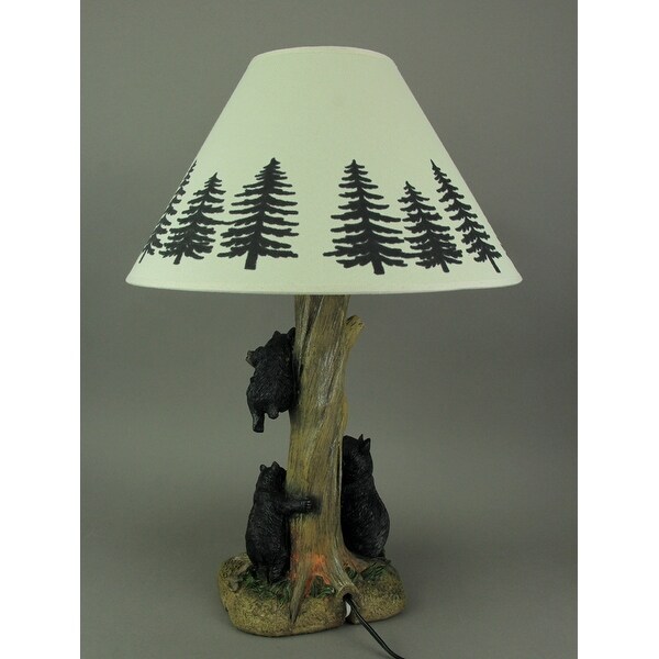 Three bears in a tree floor lamp best sale