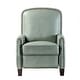 preview thumbnail 44 of 97, Gladis Cigar Genuine Leather Recliner with Nailhead Trim