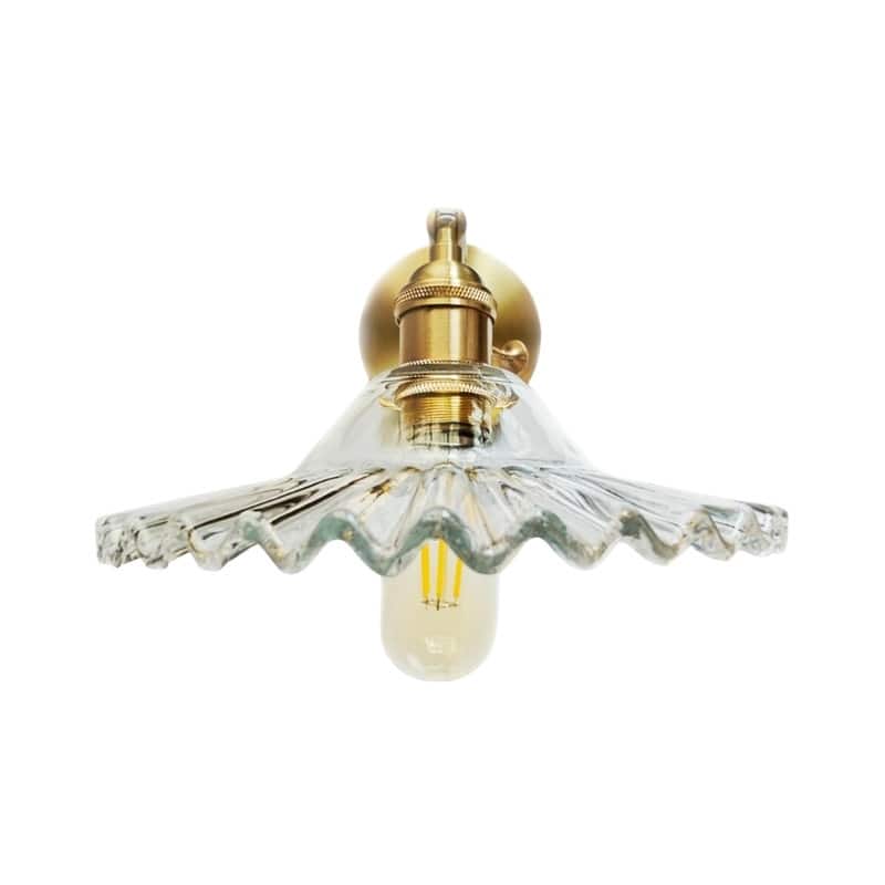 E27 Wall sconce transparent bedroom lamps wall glass wall light