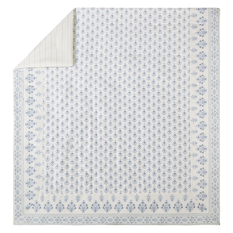 Peeples Song 3-Piece Cotton Sateen Reversible Comforter Set